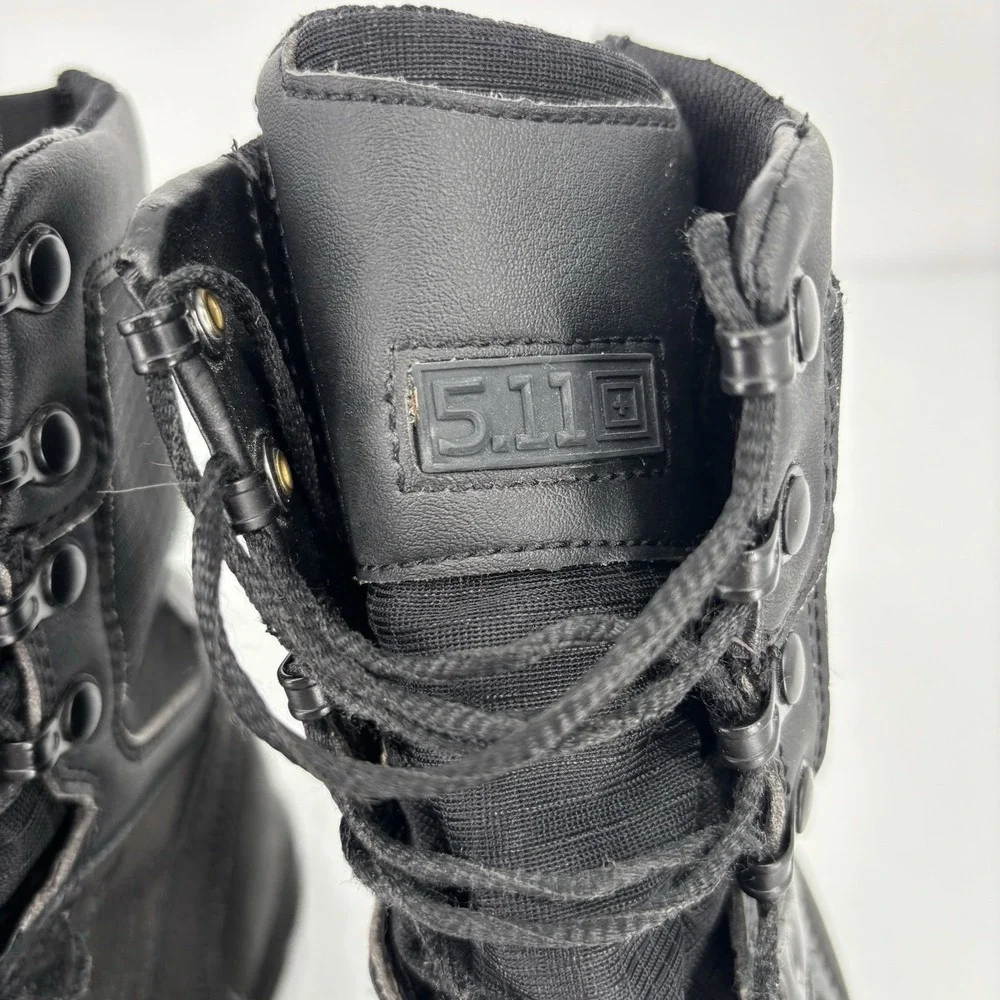 5.11 Tactical Boots Mens 9 Black Lace Up Combat‎ Tactical Military Style Patrol